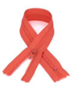 YKK® #3 Lightweight Closed-End Zipper, 7 Inch Length, Geranium Orange 816