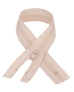 YKK® #3 Lightweight Closed-End Zipper, 13.5 Inch Length, Very Light Khaki 031