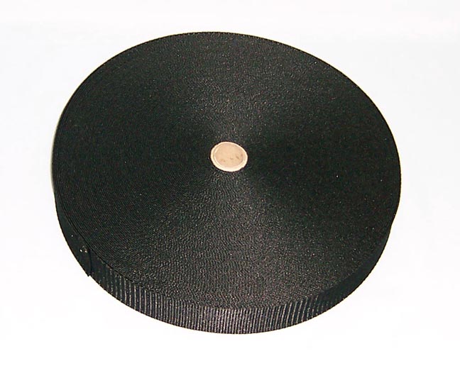 Inch 50 Yards Heavy Weight Black Polypro Webbing  