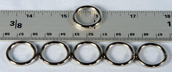 25   5/8 Inch Welded Heavy O Rings  