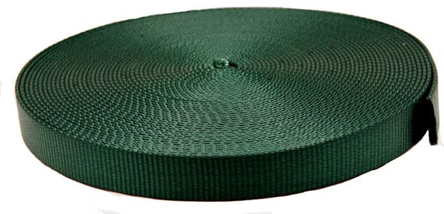 Inch 20 Yards Forest Green Super Heavy Nylon Webbing  