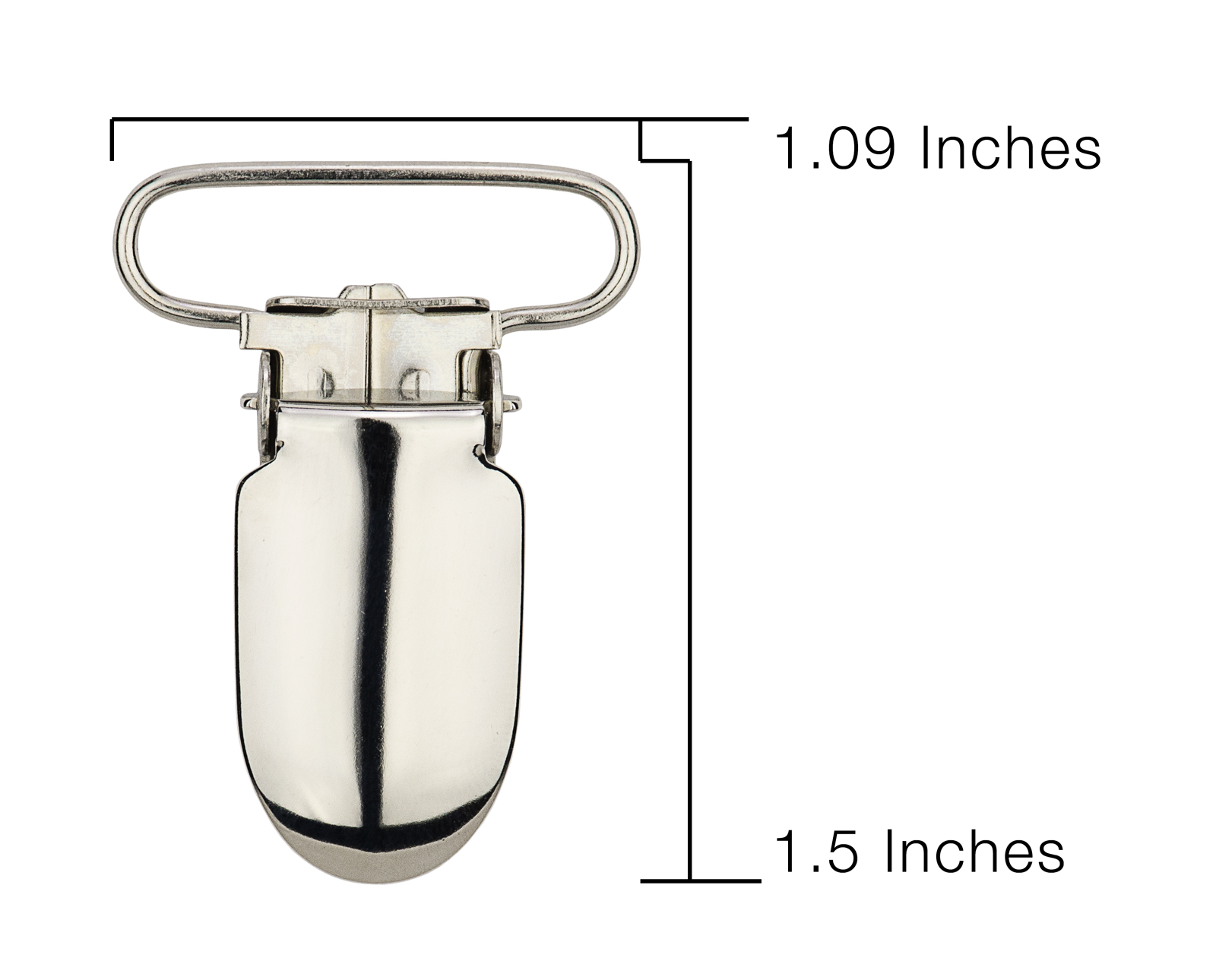 Country Brook Design® 1 Inch Suspender Clips, 25 Pack