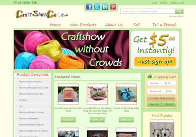 CraftShowcase Screenshot