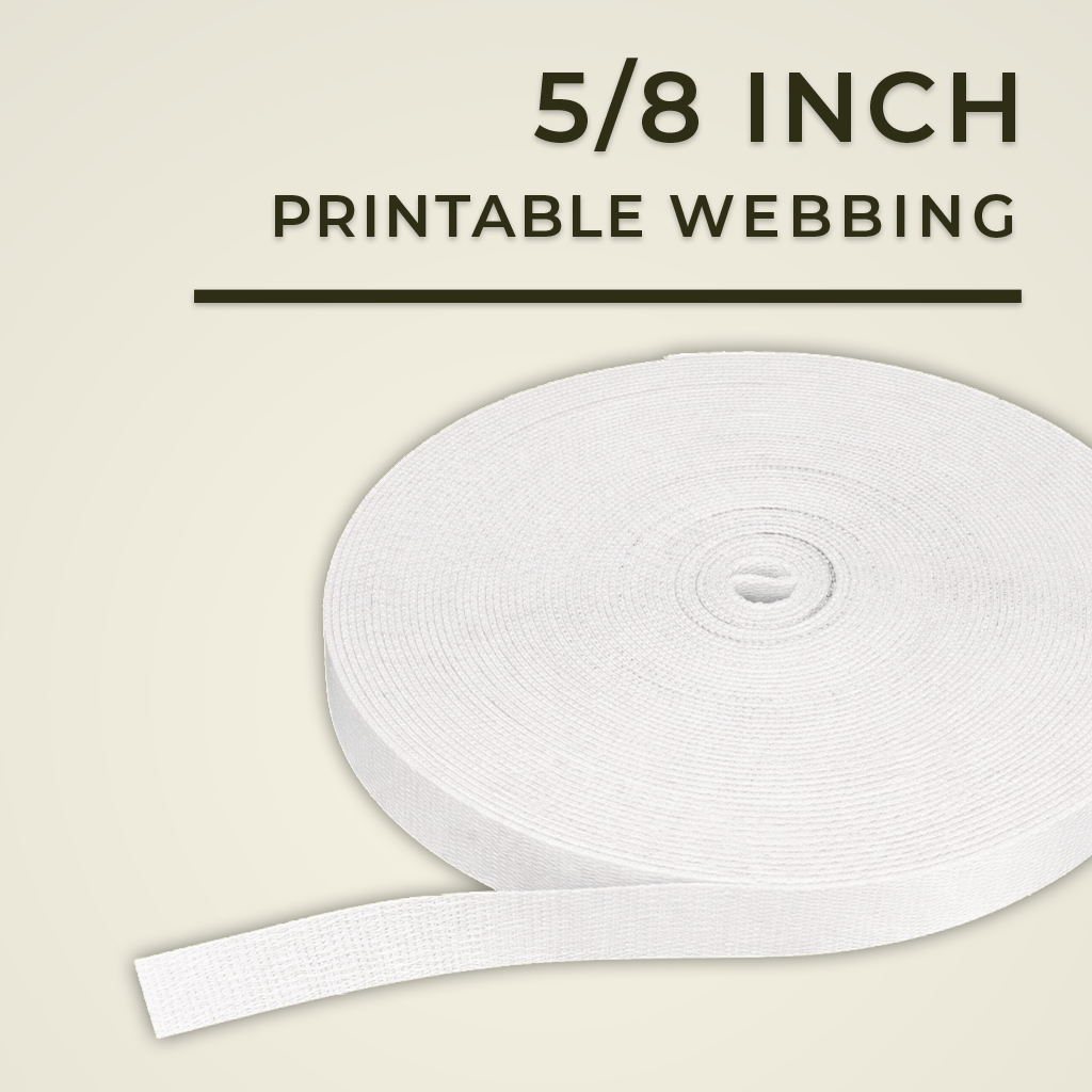 5/8 inch printable webbing products button