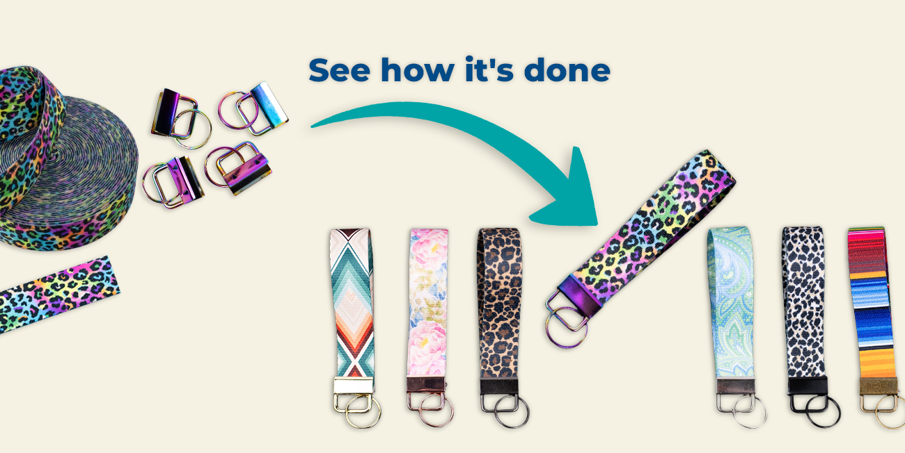 Materials and tools for creating a key fob