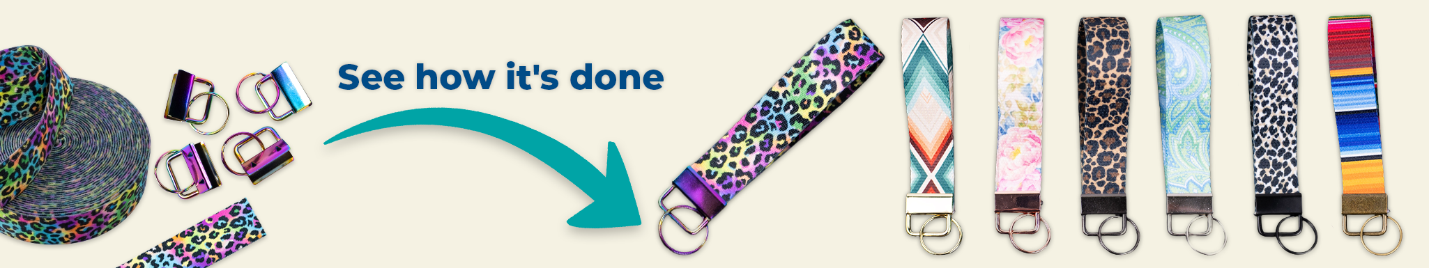 Materials and tools for creating a key fob