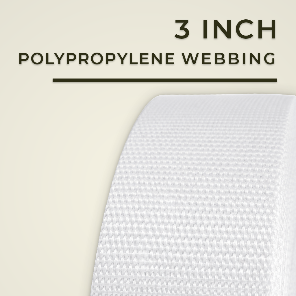 3 inch polypropylene webbing product button