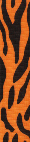Orange tiger patterned webbing