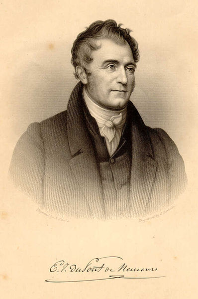 Vintage etching of Eleuth&egrave;re Ir&eacute;n&eacute;e du Pont