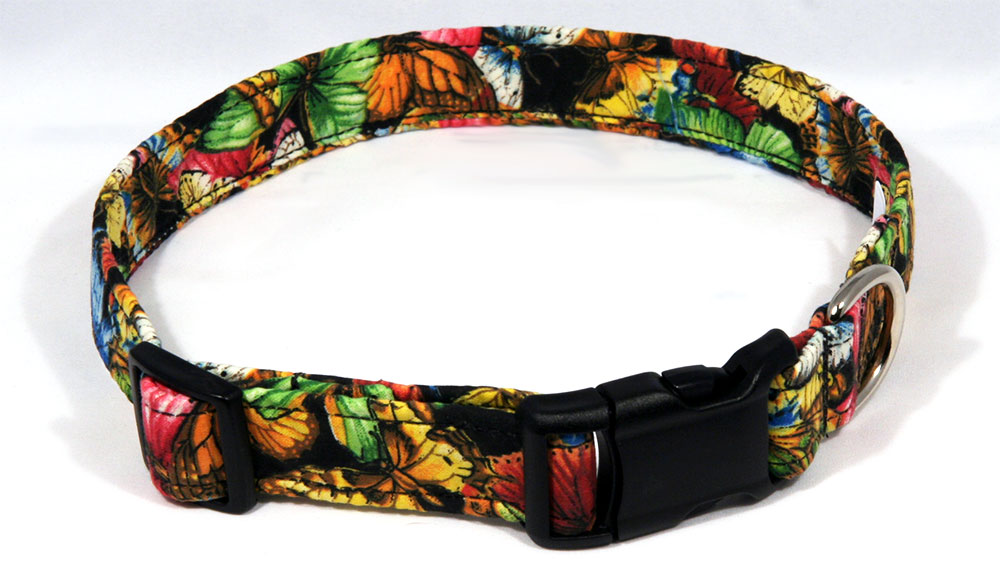 Butterfly pattern collar