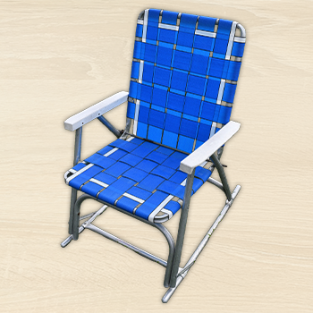 How To Repair A Lawn Chair With Polypropylene Webbing